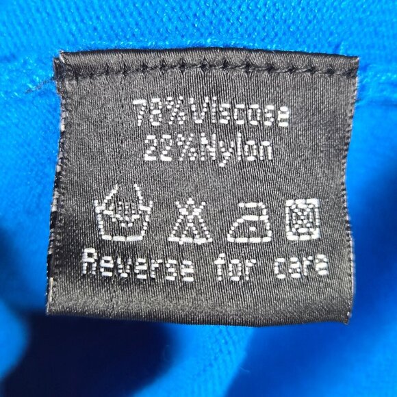 Belldini Size Large Cobalt/Royal Blue Cold Shoulder Knit with Rhinestone Accents - Picture 8 of 13